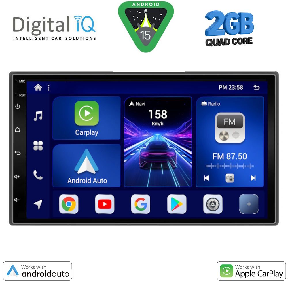Βλησαρούλης Car Center - DIGITAL IQ BXC 295_CPAA (7''_DECK) MULTIMEDIA 2DIN