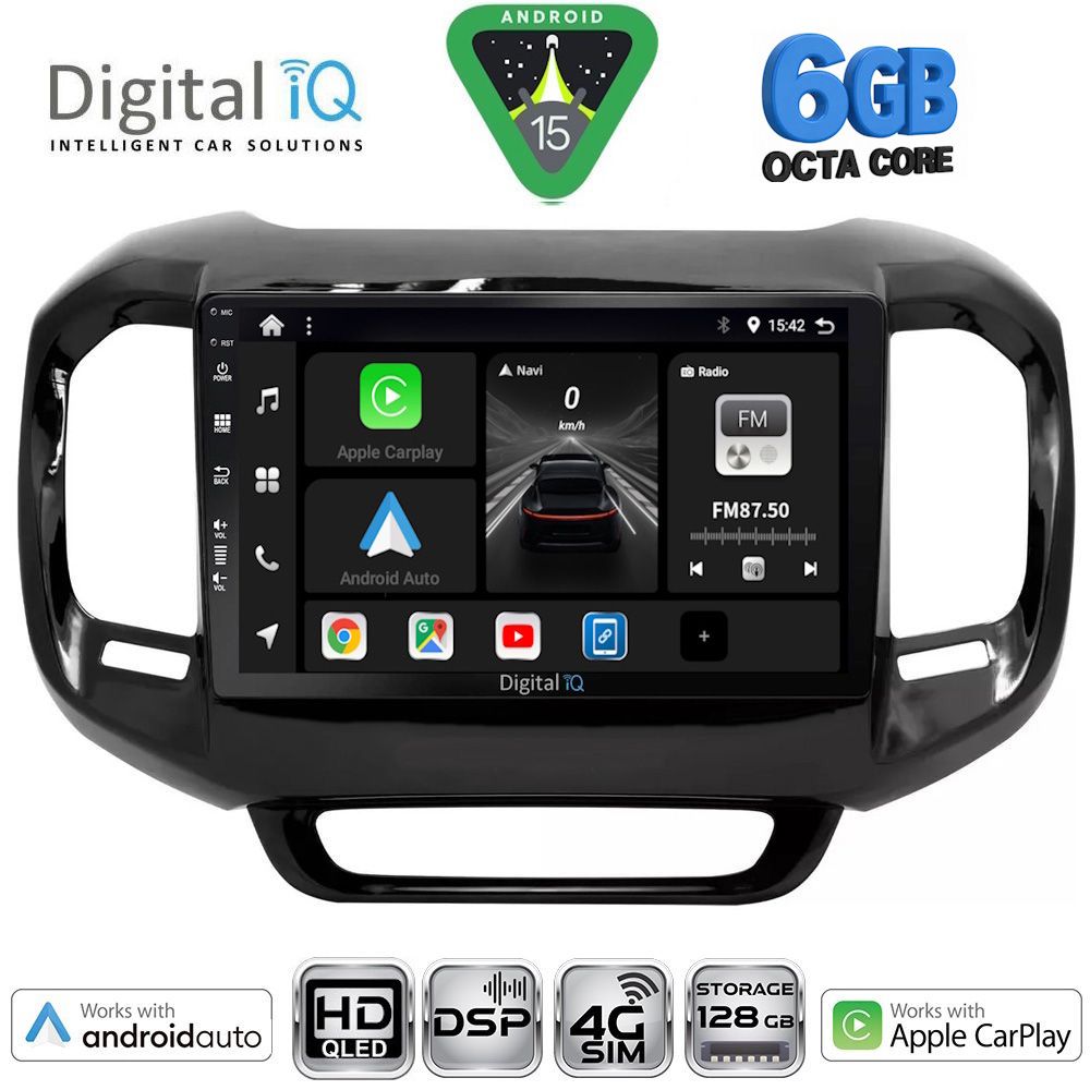 Βλησαρούλης Car Center - DIGITAL IQ BXF 17127_CPAA (9inc) MULTIMEDIA TABLET for FIAT TORO mod. 2017-2026