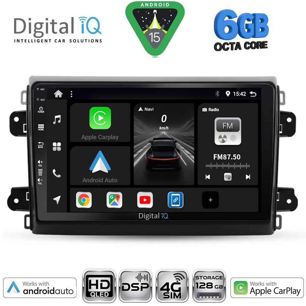 Βλησαρούλης Car Center - DIGITAL IQ BXF 17143_CPAA (9inc) MULTIMEDIA TABLET for FIAT DUCATO mod. 2021-2026