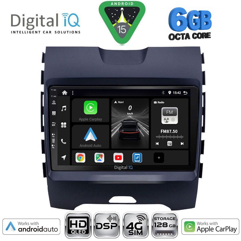 Βλησαρούλης Car Center - DIGITAL IQ BXF 17152_CPAA (9inc) MULTIMEDIA TABLET for FORD EDGE mod. 2015-2023