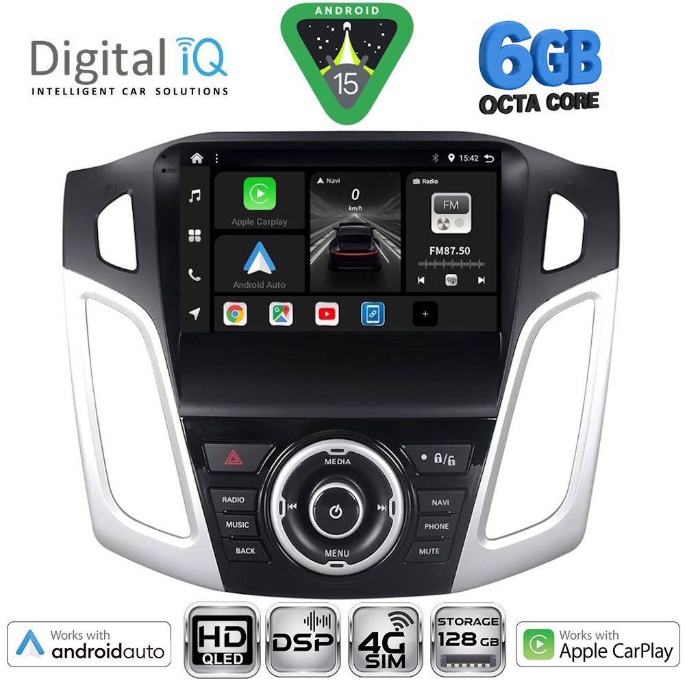 Βλησαρούλης Car Center - DIGITAL IQ BXF 17157_CPAA (9inc) MULTIMEDIA TABLET for FORD FOCUS mod. 2011-2018