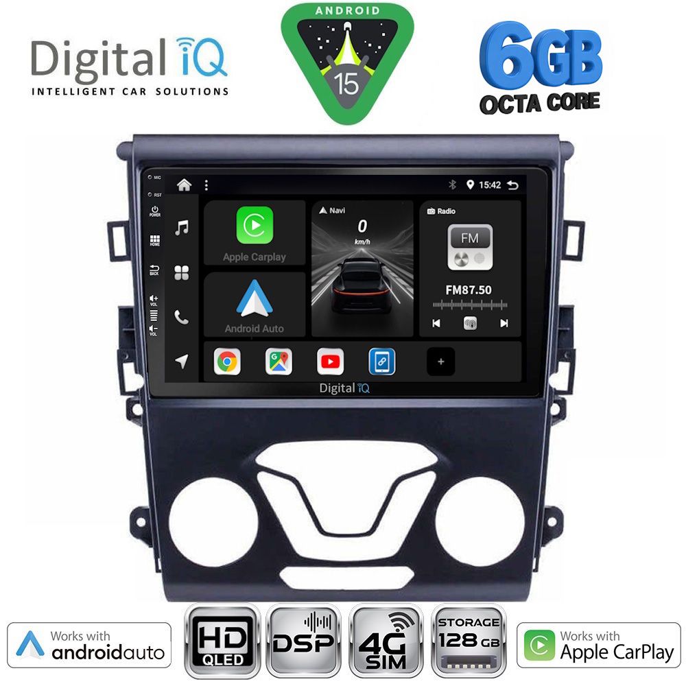 Βλησαρούλης Car Center - DIGITAL IQ BXF 17164_CPAA A/C (9inc) MULTIMEDIA TABLET for FORD MONDEO mod. 2014-2023