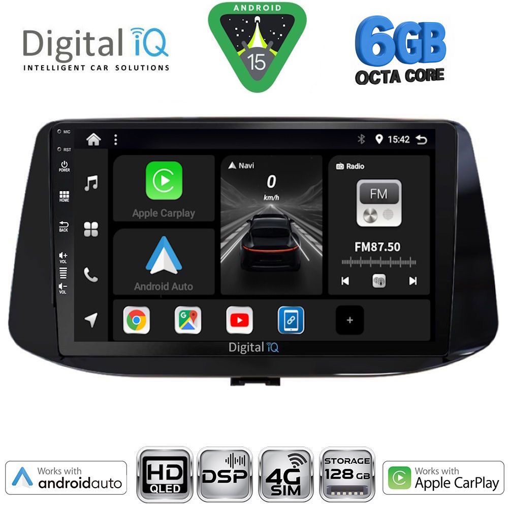 Βλησαρούλης Car Center - DIGITAL IQ BXF 17233_CPAA (9inc) MULTIMEDIA TABLET for HYUNDAI i30  mod. 2018-2025
