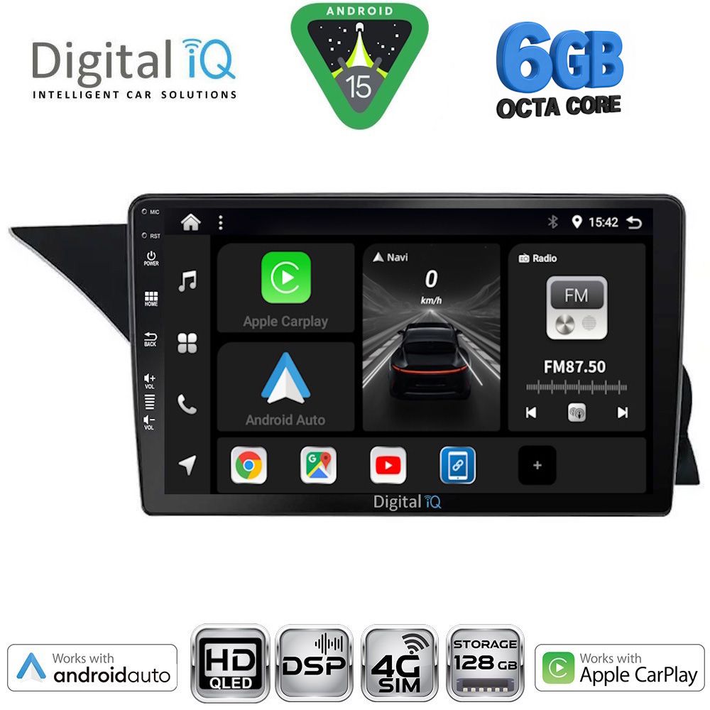Βλησαρούλης Car Center - DIGITAL IQ BXF 17411_CPAA (NTG 4.0) (9inc) MULTIMEDIA TABLET for MERCEDES GLK (X204) mod. 2008-2012