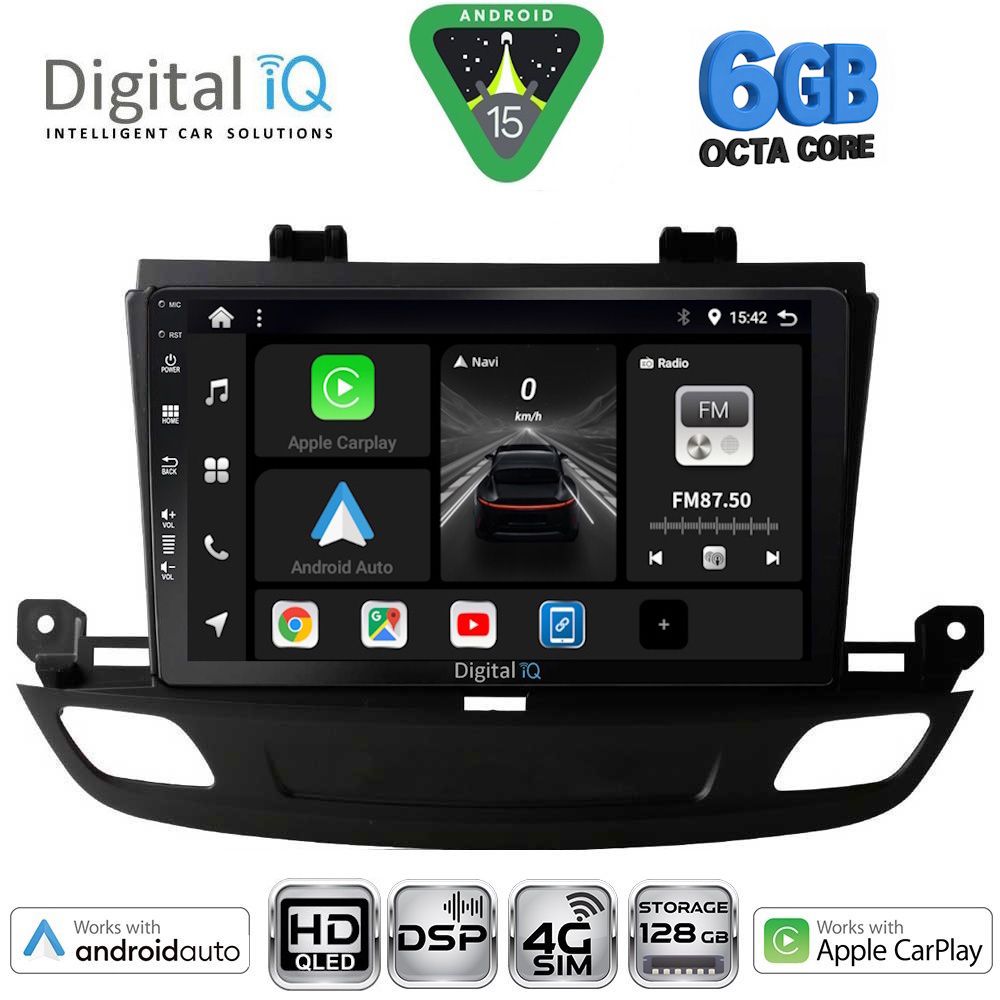 Βλησαρούλης Car Center - DIGITAL IQ BXF 17493_CPAA (9inc) MULTIMEDIA TABLET for OPEL INSIGNIA mod. 2018-2024