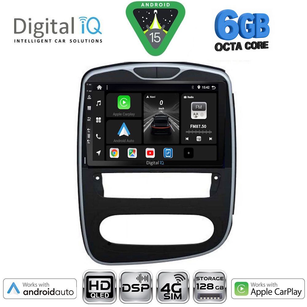 Βλησαρούλης Car Center - DIGITAL IQ BXF 17545_CPAA (10inc) MULTIMEDIA TABLET for RENAULT CLIO mod. 2016-2019