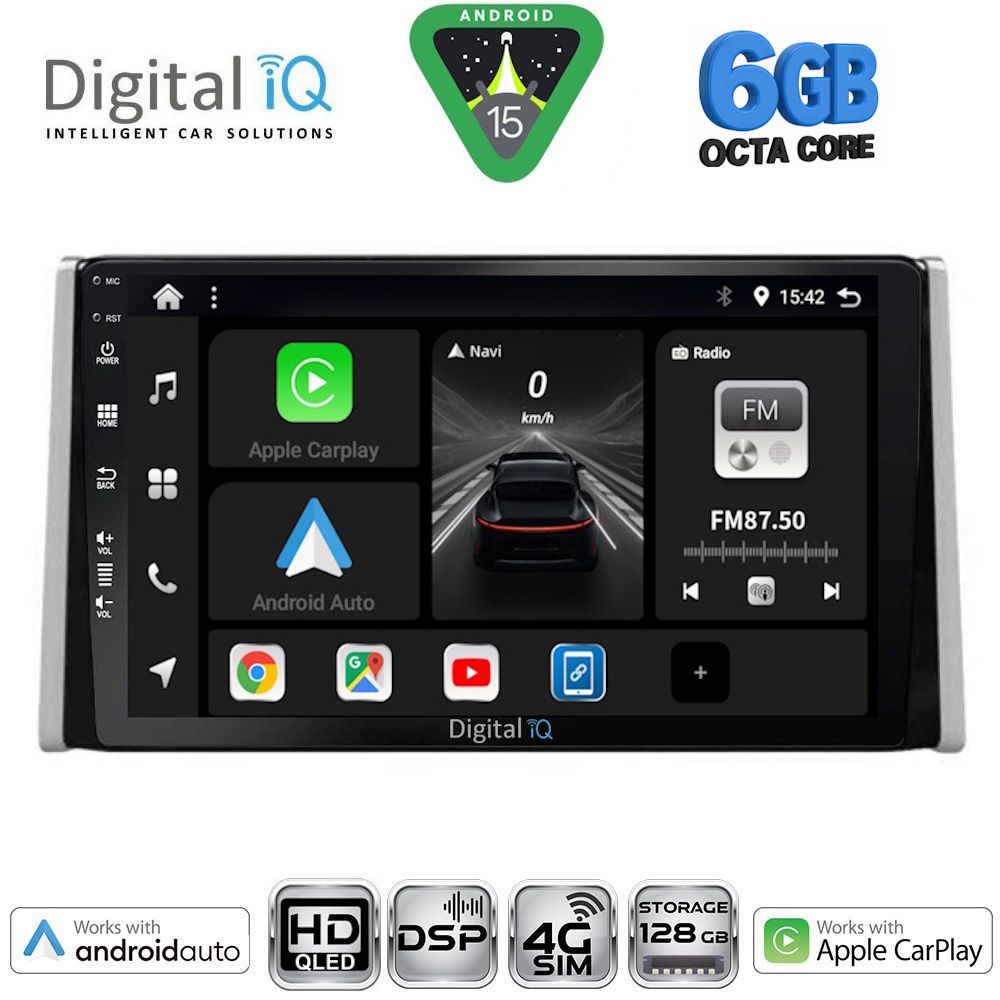 Βλησαρούλης Car Center - DIGITAL IQ BXF 17734_CPAA (10inc) MULTIMEDIA TABLET for TOYOTA RAV 4 mod. 2019-2025