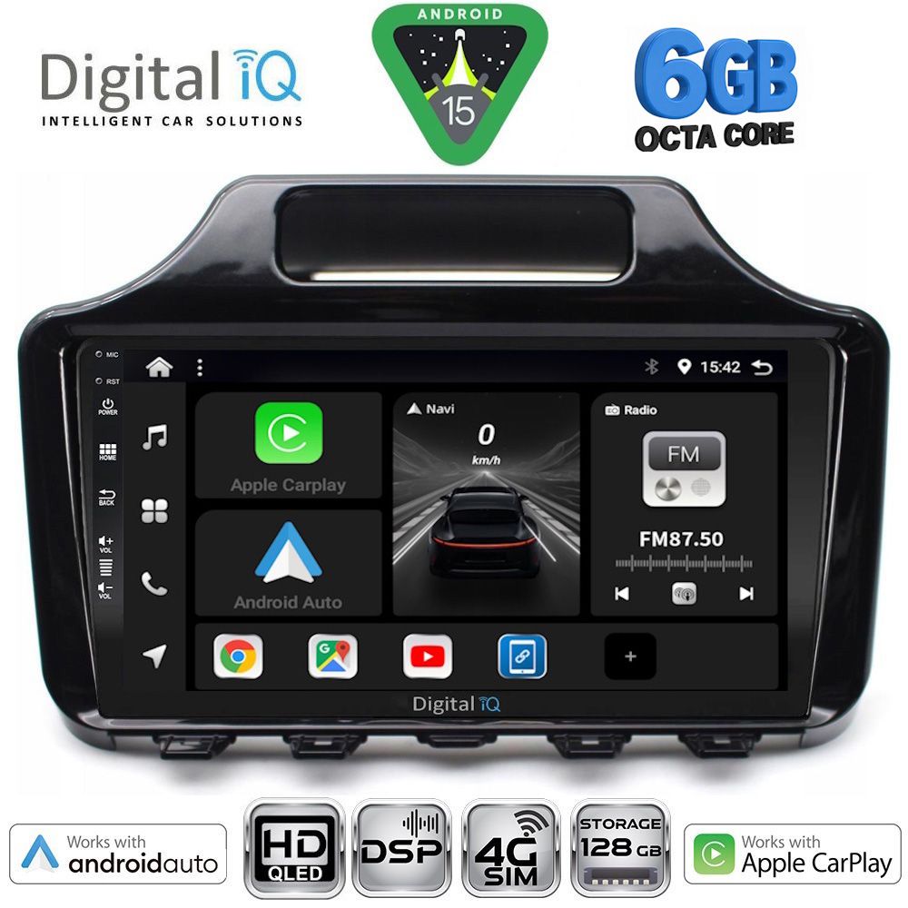 Βλησαρούλης Car Center - DIGITAL IQ BXF 17779_CPAA (9inc) MULTIMEDIA TABLET for TOYOTA IQ mod. 2008-2015 with ORG. NAVI