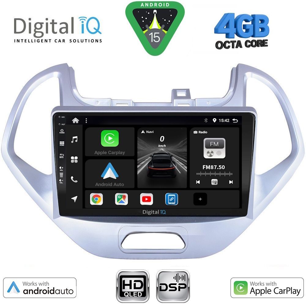 Βλησαρούλης Car Center - DIGITAL IQ BXF 16167LO_CPAA (9inc) MULTIMEDIA TABLET for FORD KA mod. 2017-2023