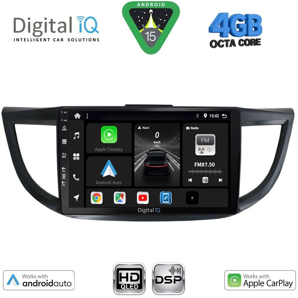 Βλησαρούλης Car Center - DIGITAL IQ BXF 16198_CPAA (10inc) MULTIMEDIA TABLET for HONDA CRV mod. 2013-2017