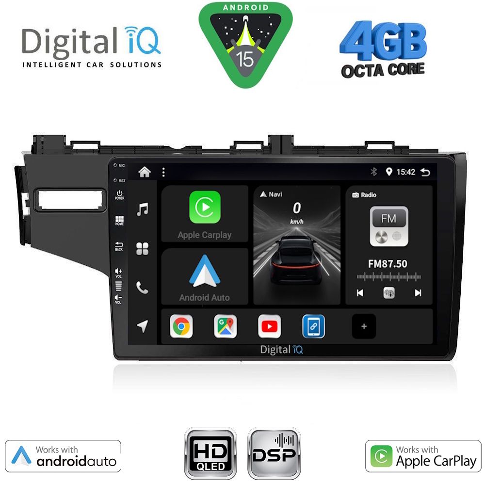 Βλησαρούλης Car Center - DIGITAL IQ BXF 16212_CPAA (10inc) MULTIMEDIA TABLET for HONDA JAZZ mod. 2013-2019