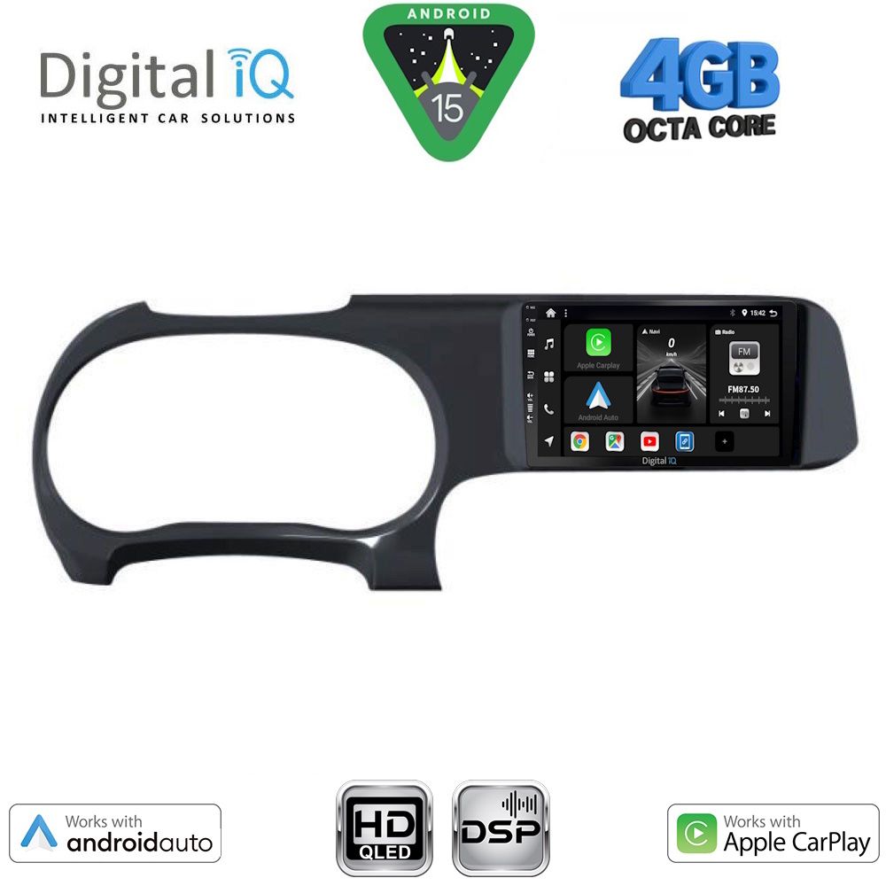 Βλησαρούλης Car Center - DIGITAL IQ BXF 16225_CPAA (9inc) MULTIMEDIA TABLET for HYUNDAI i10 mod. 2020-2026