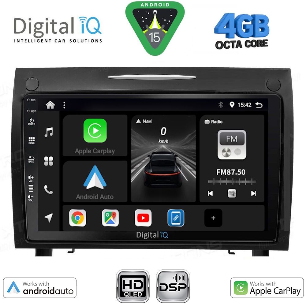 Βλησαρούλης Car Center - DIGITAL IQ BXF 16419_CPAA (9inc) MULTIMEDIA TABLET for MERCEDES SLK R171 mod. 2004-2010