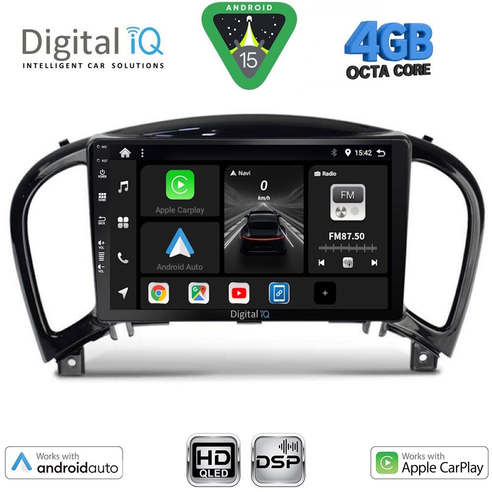 Βλησαρούλης Car Center - DIGITAL IQ BXF 16452_CPAA (9inc) MULTIMEDIA TABLET for NISSAN JUKE mod. 2009-2020