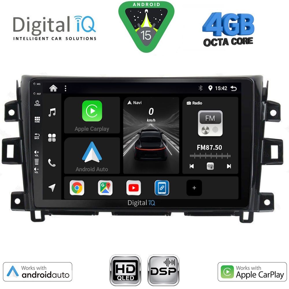 Βλησαρούλης Car Center - DIGITAL IQ BXF 16456_CPAA (10inc) MULTIMEDIA TABLET for NISSAN NAVARA mod. 2016-2025