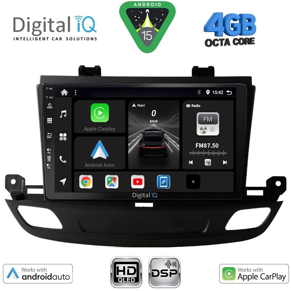 Βλησαρούλης Car Center - DIGITAL IQ BXF 16493_CPAA (9inc) MULTIMEDIA TABLET for OPEL INSIGNIA mod. 2018-2024