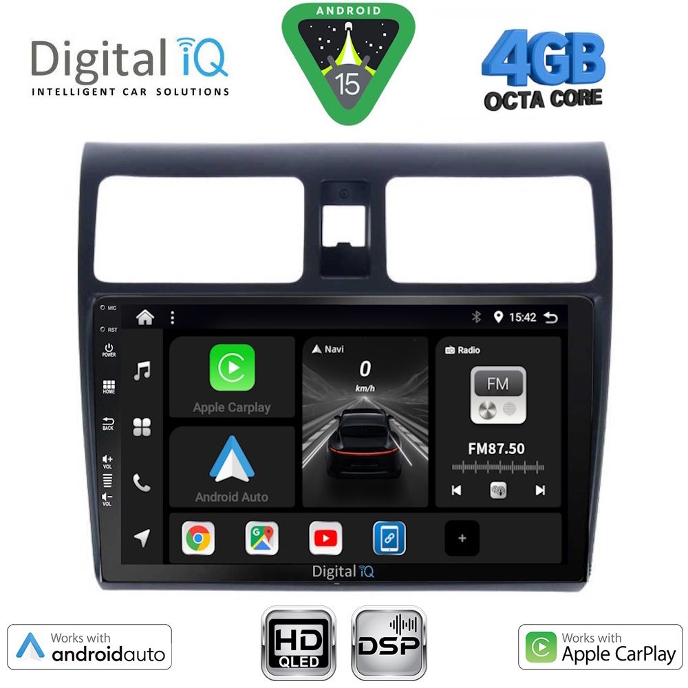 Βλησαρούλης Car Center - DIGITAL IQ BXF 16684_CPAA (10inc) MULTIMEDIA TABLET for SUZUKI SWIFT mod. 2005-2011