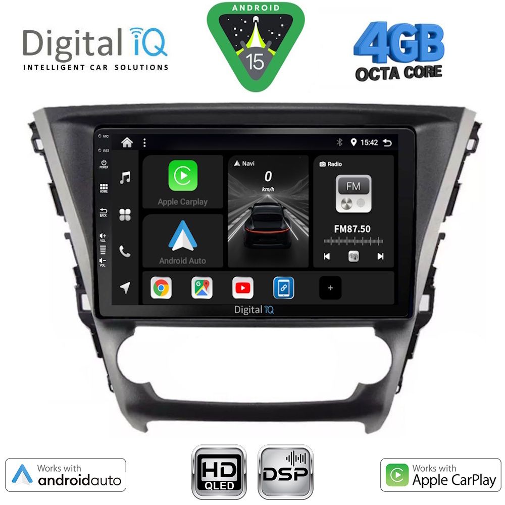 Βλησαρούλης Car Center - DIGITAL IQ BXF 16706_CPAA (10inc) MULTIMEDIA TABLET for TOYOTA AVENSIS mod. 2016-2019