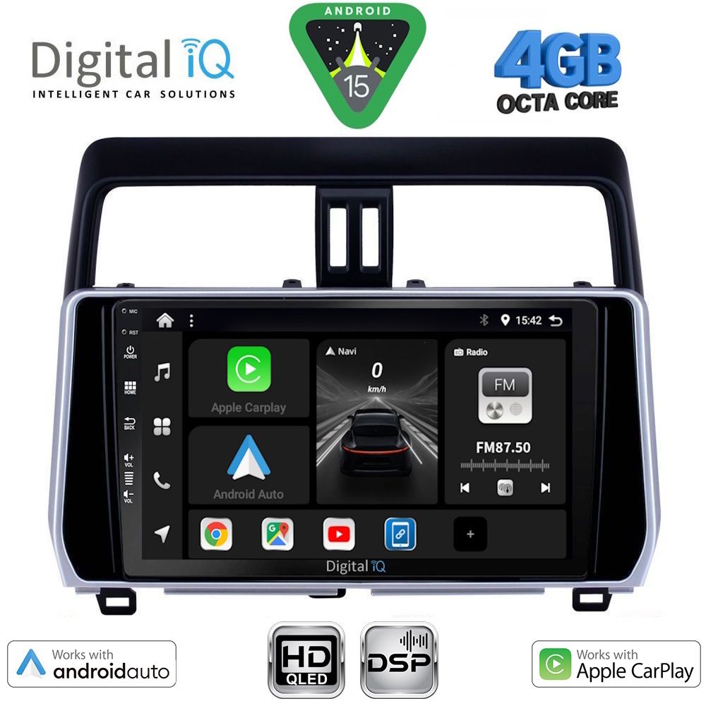 Βλησαρούλης Car Center - DIGITAL IQ BXF 16739_CPAA (10inc) MULTIMEDIA TABLET for TOYOTA LAND CRUISER mod. 2019-2023