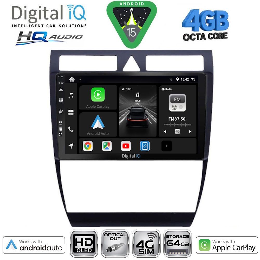 Βλησαρούλης Car Center - DIGITAL IQ BXK 19006_CPAA (9inc) MULTIMEDIA TABLET for AUDI A6 mod. 1998-2005