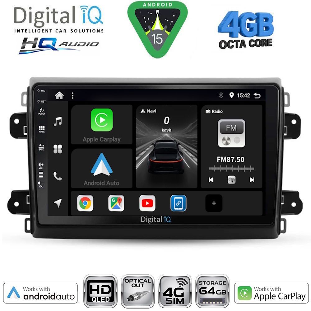 Βλησαρούλης Car Center - DIGITAL IQ BXK 19143_CPAA (9inc) MULTIMEDIA TABLET for FIAT DUCATO mod. 2021-2026