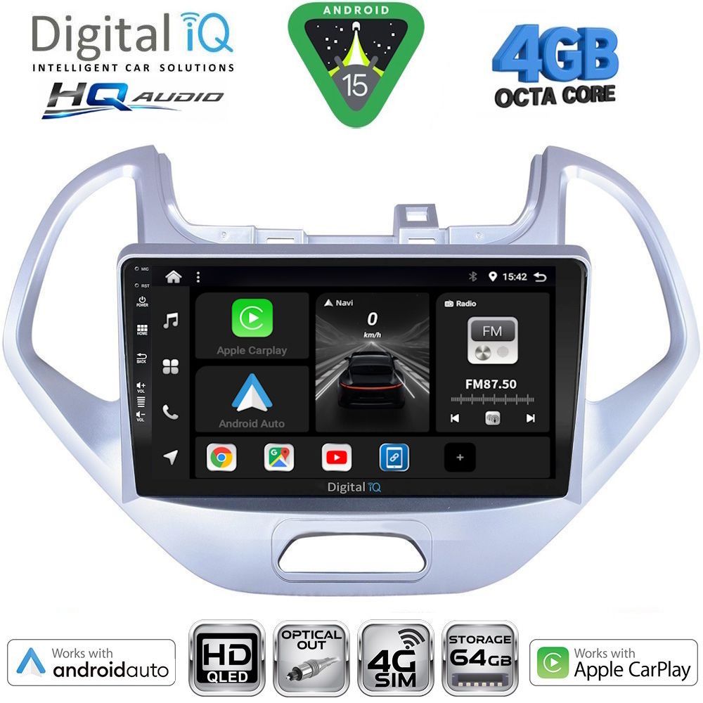 Βλησαρούλης Car Center - DIGITAL IQ BXK 19167LO_CPAA (9inc) MULTIMEDIA TABLET for FORD KA mod. 2017-2024