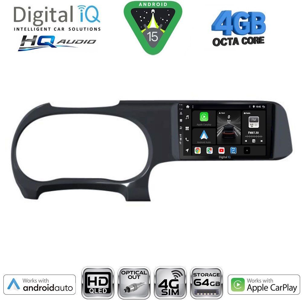 Βλησαρούλης Car Center - DIGITAL IQ BXK 19225_CPAA (9inc) MULTIMEDIA TABLET for HYUNDAI i10 mod. 2020-2026