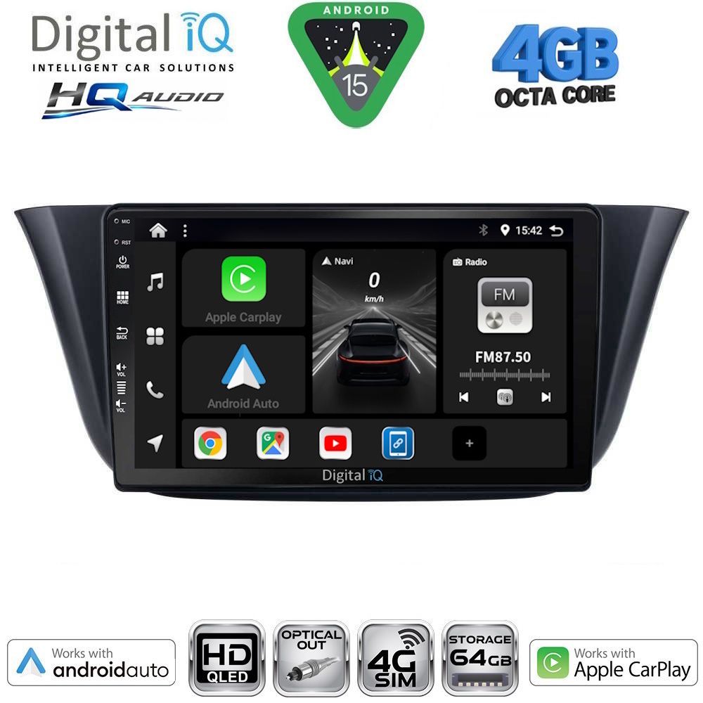 Βλησαρούλης Car Center - DIGITAL IQ BXK 19265_CPAA (9inc) MULTIMEDIA TABLET for IVECO DAILY mod. 2014-2023