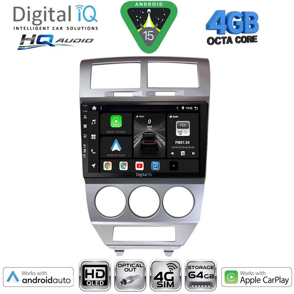 Βλησαρούλης Car Center - DIGITAL IQ BXK 19275_CPAA (10inc) MULTIMEDIA TABLET for DODGE CALIBER mod. 2006-2012