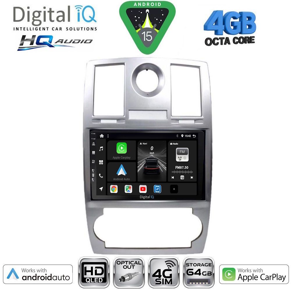 Βλησαρούλης Car Center - DIGITAL IQ BXK 19285_CPAA (9inc) MULTIMEDIA TABLET for CHRYSLER 300C mod. 2005-2010