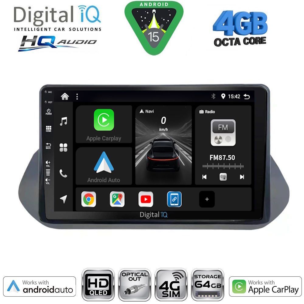 Βλησαρούλης Car Center - DIGITAL IQ BXK 19469_CPAA (10inc) MULTIMEDIA TABLET for NISSAN QASHQAI mod. 2021-2024