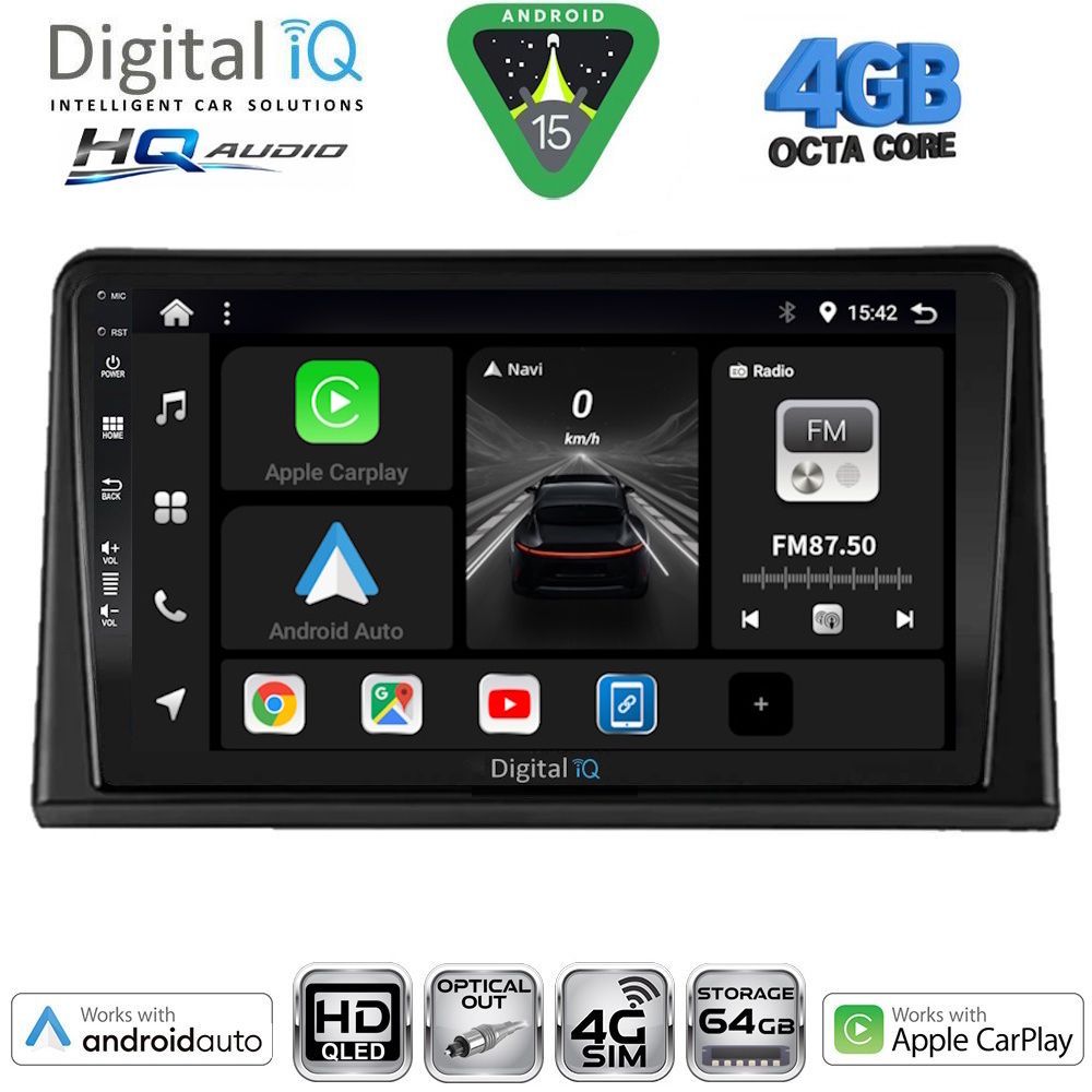 Βλησαρούλης Car Center - DIGITAL IQ BXK 19548_CPAA (9inc) MULTIMEDIA TABLET for RENAULT EXPRESS mod. 2020-2026