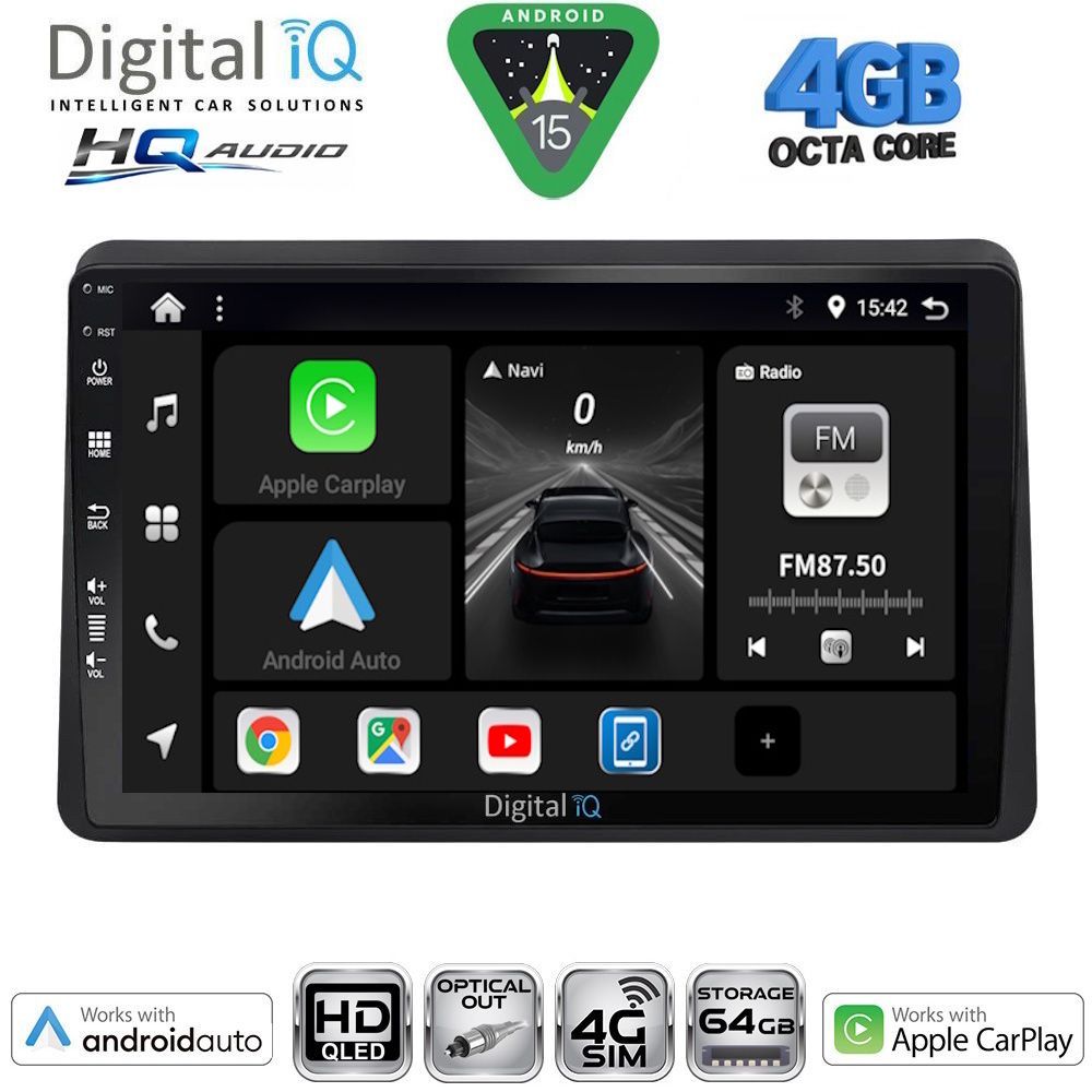 Βλησαρούλης Car Center - DIGITAL IQ BXK 19553_CPAA (10inc) MULTIMEDIA TABLET for NISSAN NV400 – OPEL MOVANO – RENAULT MASTER mod. 2020-2026
