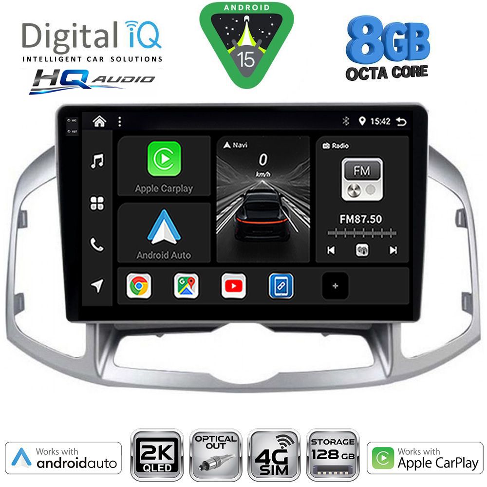 Βλησαρούλης Car Center - DIGITAL IQ BXK 20071_CPAA (10inc) MULTIMEDIA for CHEVROLET CAPTIVA mod. 2012-2018