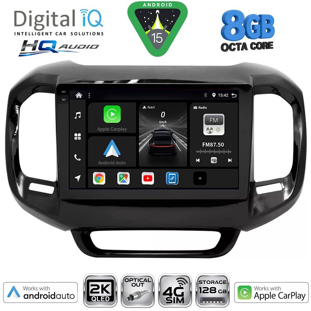 Βλησαρούλης Car Center - DIGITAL IQ BXK 20127_CPAA (9inc) MULTIMEDIA TABLET for FIAT TORO mod. 2017-2026