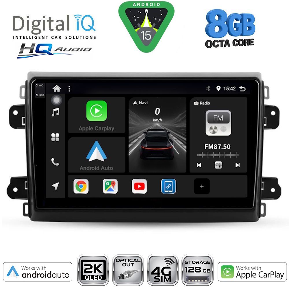 Βλησαρούλης Car Center - DIGITAL IQ BXK 20143_CPAA (9inc) MULTIMEDIA TABLET for FIAT DUCATO mod. 2021-2026