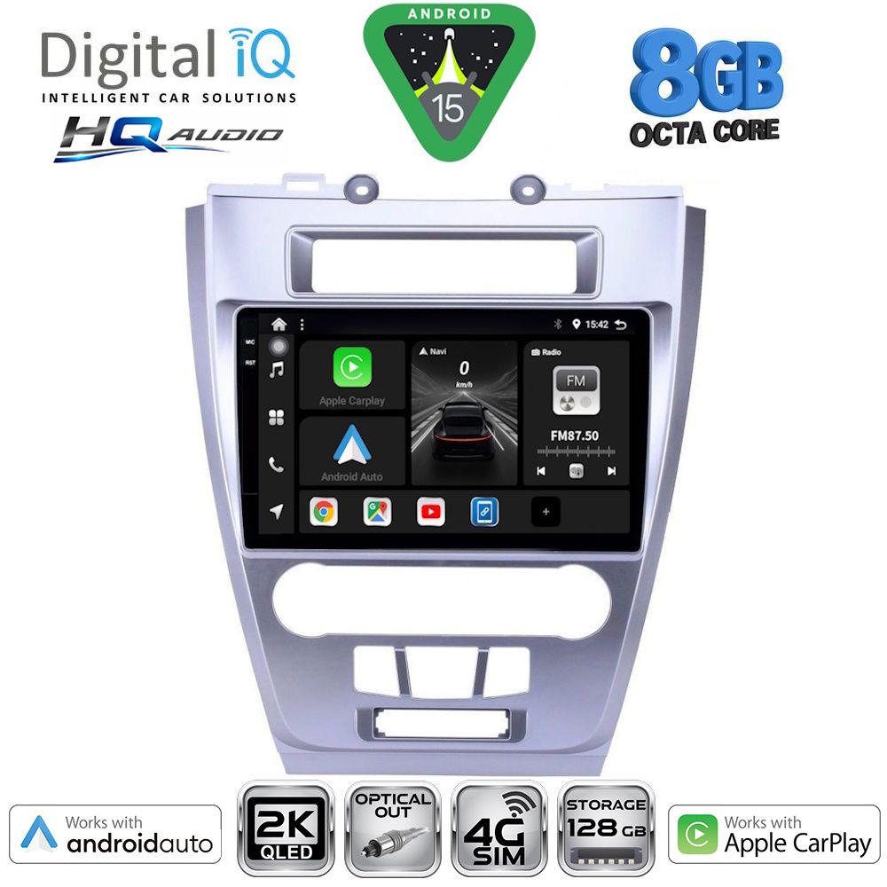 Βλησαρούλης Car Center - DIGITAL IQ BXK 20159_CPAA (10inc) MULTIMEDIA TABLET for FORD FUSION mod. 2012-2017