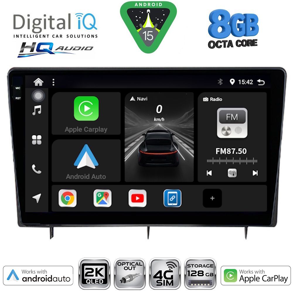 Βλησαρούλης Car Center - DIGITAL IQ BXK 20192_CPAA (10inc) MULTIMEDIA TABLET for HONDA CIVIC mod. 2022-2026