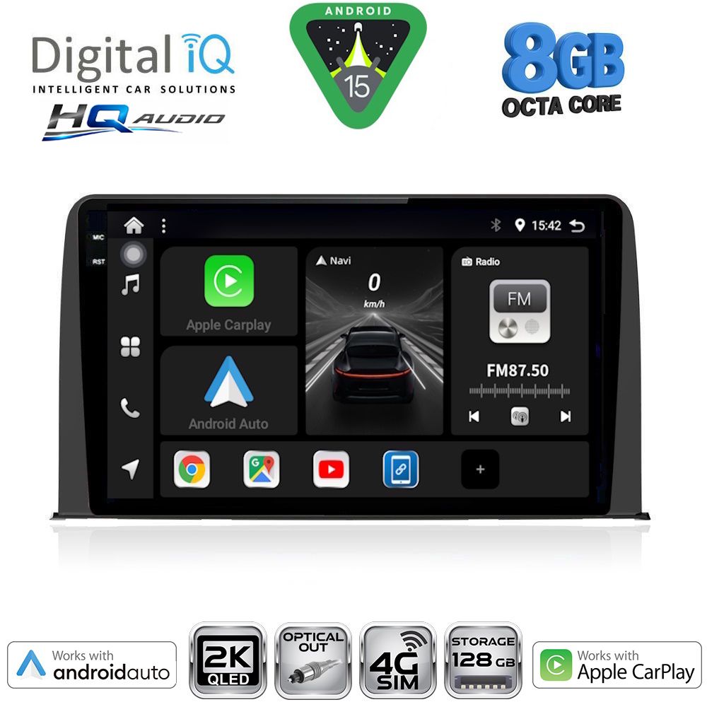 Βλησαρούλης Car Center - DIGITAL IQ BXK 20199_CPAA (10inc) MULTIMEDIA TABLET for HONDA CRV mod. 2017-2023