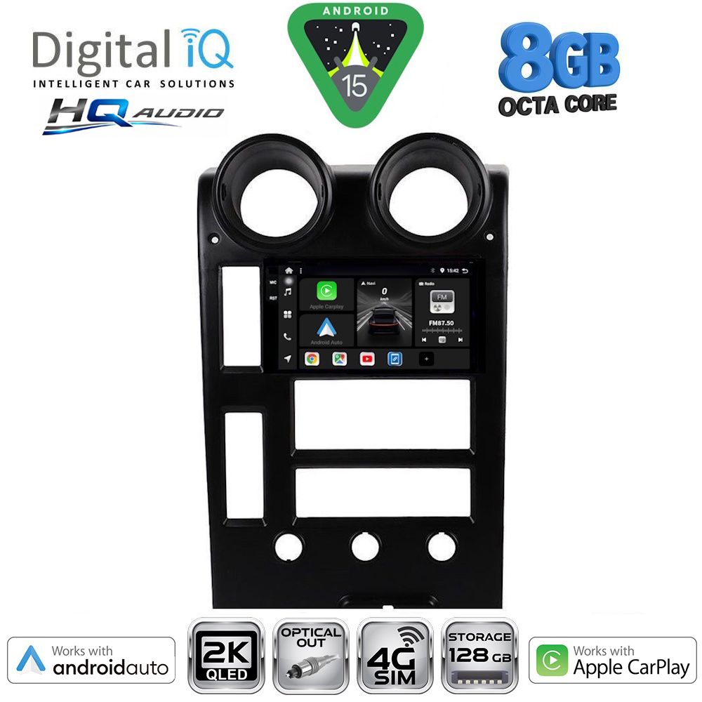 Βλησαρούλης Car Center - DIGITAL IQ BXK 20215_CPAA (9inc) MULTIMEDIA TABLET for HUMMER H2 mod. 2001-2007