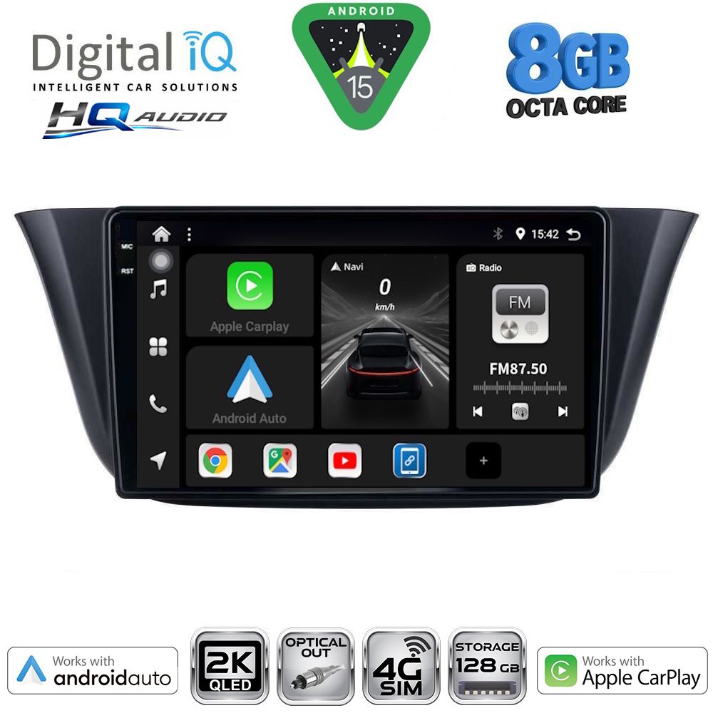 Βλησαρούλης Car Center - DIGITAL IQ BXK 20265_CPAA (9inc) MULTIMEDIA TABLET for IVECO DAILY mod. 2014-2023