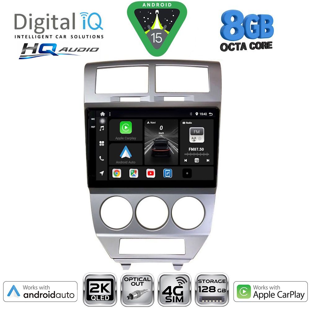 Βλησαρούλης Car Center - DIGITAL IQ BXK 20275_CPAA (10inc) MULTIMEDIA TABLET for DODGE CALIBER mod. 2006-2012