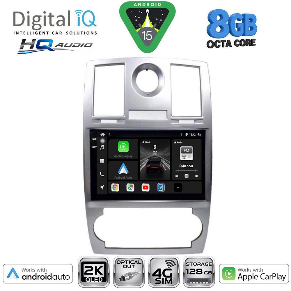 Βλησαρούλης Car Center - DIGITAL IQ BXK 20285_CPAA (9inc) MULTIMEDIA TABLET for CHRYSLER 300C mod. 2005-2010