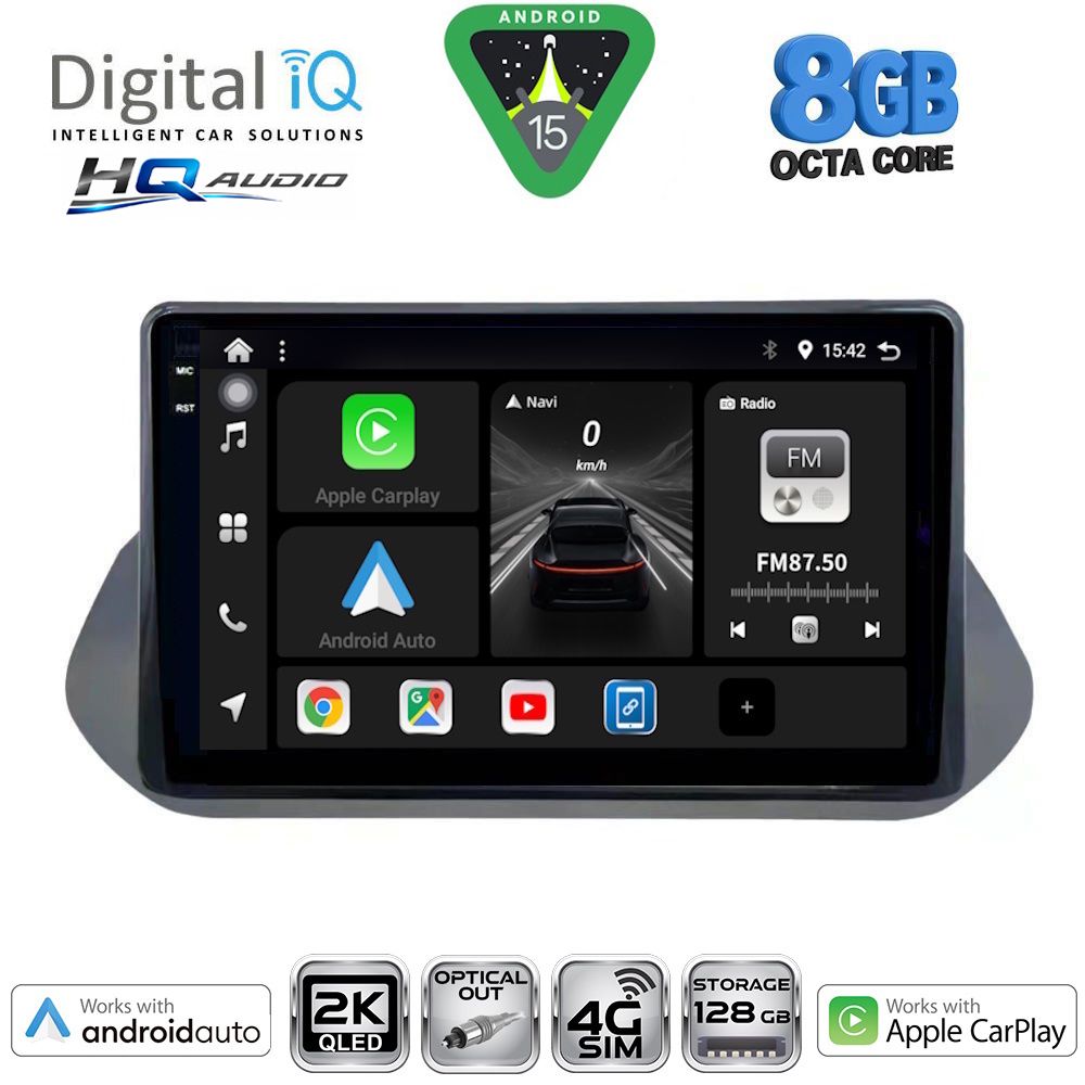 Βλησαρούλης Car Center - DIGITAL IQ BXK 20469_CPAA (10inc) MULTIMEDIA TABLET for NISSAN QASHQAI mod. 2021-2024