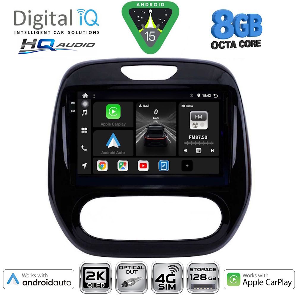 Βλησαρούλης Car Center - DIGITAL IQ BXK 20542_CPAA (9inc) MULTIMEDIA TABLET for RENAULT CAPTUR mod. 2013-2019