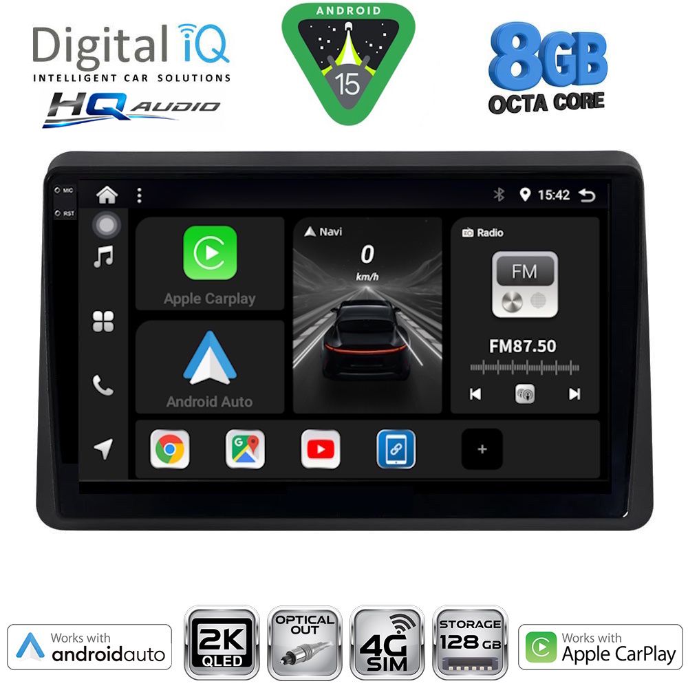 Βλησαρούλης Car Center - DIGITAL IQ BXK 20553_CPAA (10inc) MULTIMEDIA TABLET for NISSAN NV400 – OPEL MOVANO – RENAULT MASTER mod. 2020-2026
