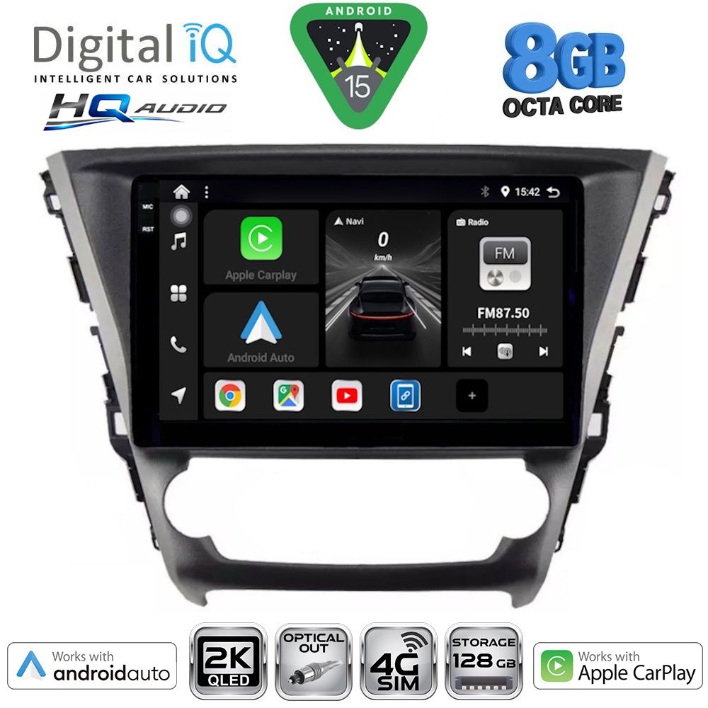 Βλησαρούλης Car Center - DIGITAL IQ BXK 20706_CPAA (10inc) MULTIMEDIA TABLET for TOYOTA AVENSIS mod. 2016-2019
