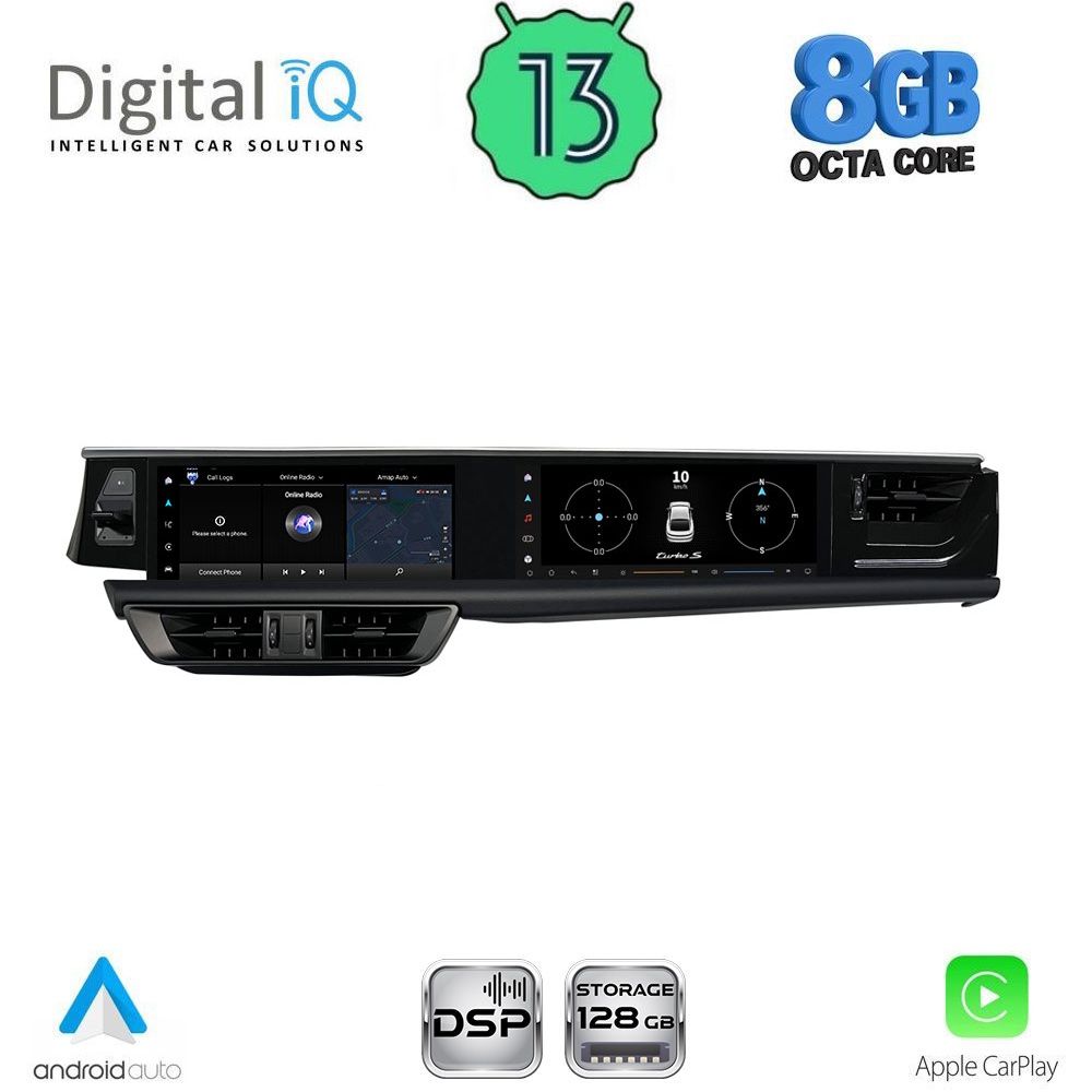 Βλησαρούλης Car Center - DIGITAL IQ DGU 940_CPA (12.3" + 12.3") (PCM 5) DUAL SCREEN MULTIMEDIA SYSTEM for PORSCHE MACAN mod. 2018-2024
