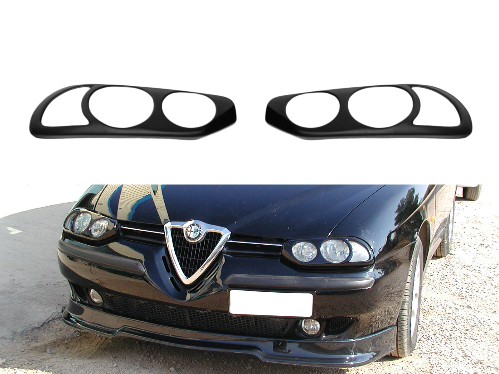 Βλησαρούλης Car Center - Motordrome - Μασκάκια Φανών για Alfa Romeo 156 - 1 Σετ. (FR.00.0037)