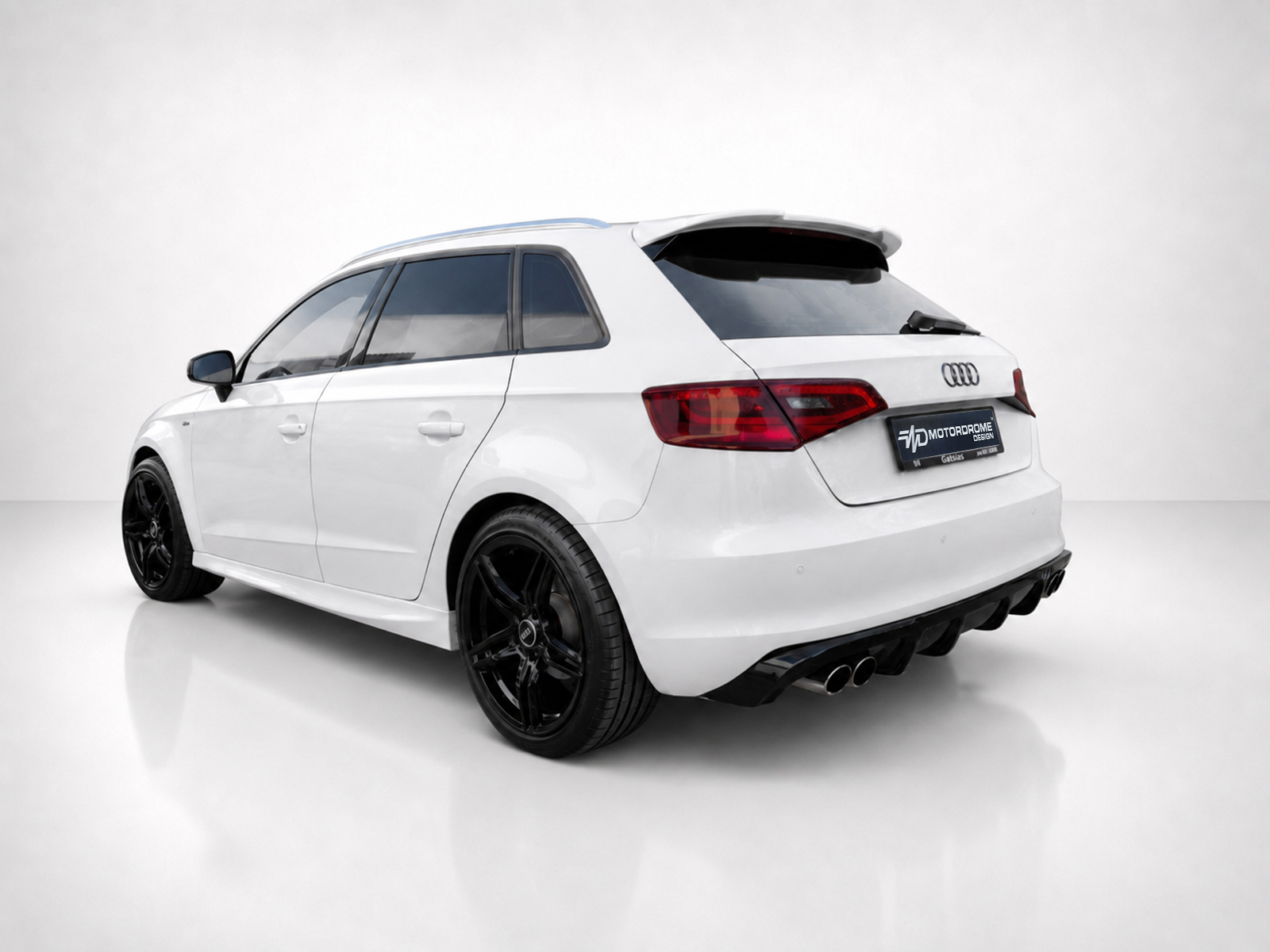 Βλησαρούλης Car Center - Motordrome - Πίσω Διαχύτης για Audi A3 8V Sportback (2013-2016) (Μονή Εξάτμιση) - 1 Τεμ.  (K152-001)